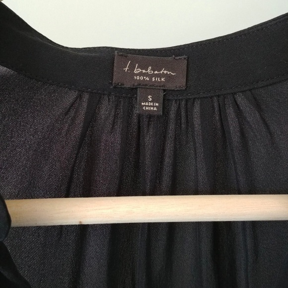 Aritzia Bennett 100% Silk Mini Button Dress Small - Picture 9 of 12